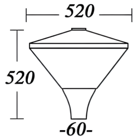 Capital Lantern Colonial Lighting Line Drawing