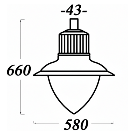 Waitara LED Area Lighter Line Colonial Lighting