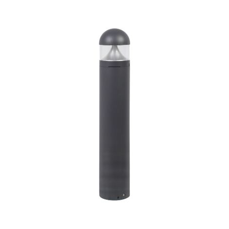 Shuttle Bollard with Cone and Domed Top Colonial Lighting